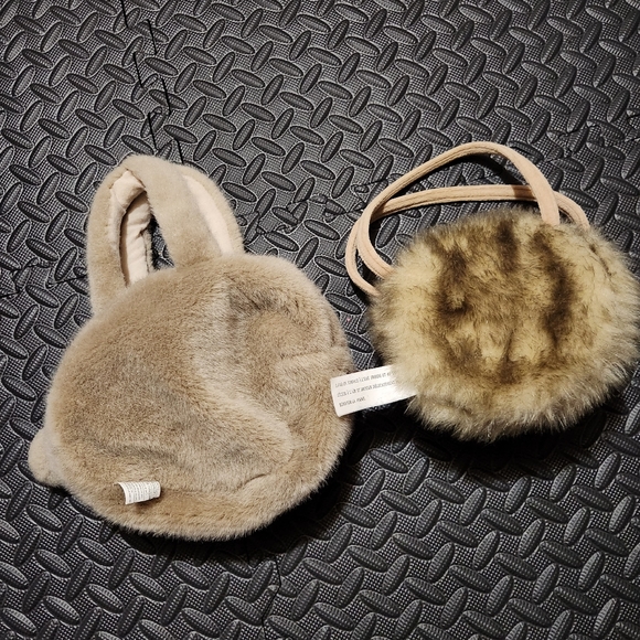 Plush Animal Purse/Bag Lot Horse Pig Bear Rabbit Lamb Zebra Dog - Picture 3 of 8